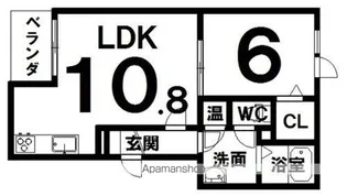 allonge(アロンジェ)【3階】の間取り